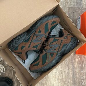 New Balance Brown and Green Athletic Shoes